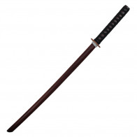 40" SAMURAI RED WOOD TRAINING SWORD BOKEN (CORD WRAPPED HANDLE)