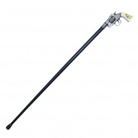 37" Wyatt Earp Walking Sword Cane w/ Revolver Handle Grip