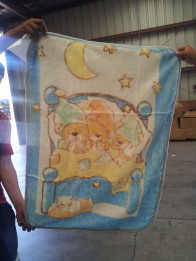 33 x 39" BABY BLANKET ASST. DESIGN 1.01lbs"