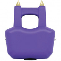 3.5" 20-Mill Volt Spiked Jogger Purple Stun Gun w/ LED & Case