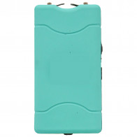 Tachyon 4" Teal Rechargeable Stun Gun w/ Flashlight (No Safety Pin)