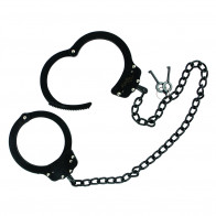 Stainless Steel Legcuffs (Black)