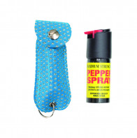 0.5 oz. Pepper Spray Blue BLING-BLING w/ Case