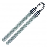 12" Acryllic Clear Ball Bearing Nunchaku Nunchucks w/ Spiral Design