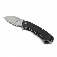 BUCKSHOT - 8" Black D2 Cleaver Pocket Knife