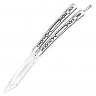 9" Black Butterfly Knife