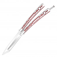 9" Red Butterfly Knife