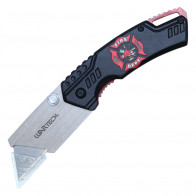 7" Black & Red Fire DEPARTMENT Box Cutter 