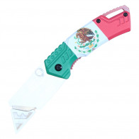 7" Box Cutter (Mexican Flag)