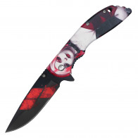 8" Joker Girl Pocket Knife