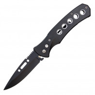 8.25" Black Auto Knife