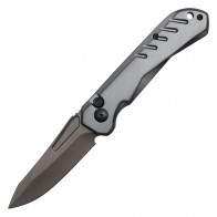 9" Black Auto Knife