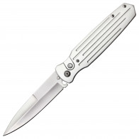 9" Silver Auto Knife