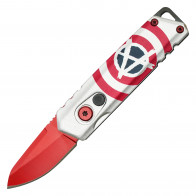 5" ATOMIC Anarchy Push Button Knife