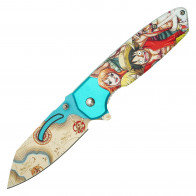 7.75" One Piece Assisted Open Pocket Knife 