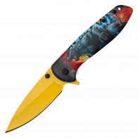 7.75" Titan Dino Pocket Knife w/ 3.25" Blade