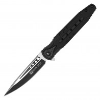 8"  MilSpec Tactical EDC Black Pocket Knife