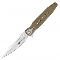 8"  MilSpec Tactical EDC Desert Pocket Knife