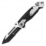8.25"  MilSpec Tactical Silver EDC Pocket Knife