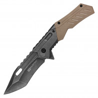 8.25"  MilSpec Tactical EDC Desert Pocket Knife