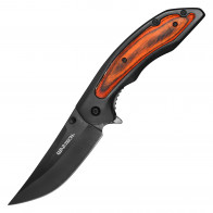 Black Wood Pocket Knife
