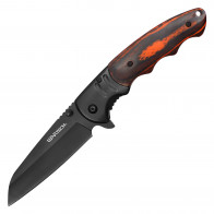 Black Wood Pocket Knife