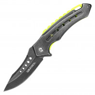 8" Wartech Curved Stonewashed Pocket Knife