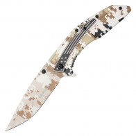 8.5" Wartech Digital Desert Camo Pocket Knife
