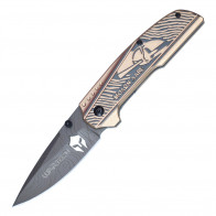 7 3/4" Spartan Helmet Pocket Knife