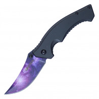 7 3/4" Galaxy Trailing Point Blade Pocket Knife