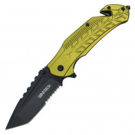 8" Green Pocket Knife