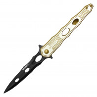 8" Pocket Knife w/ Black Blade