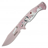 WARTECH - 8" Pink Pets Pocket Knife