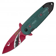 WARTECH - 7.25" Green Bomb Pocket Knife