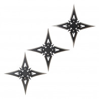 4-Point Throwing Star 3pc Set