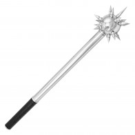 33.5" Medieval Silver Morning Star Mace