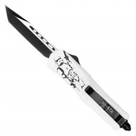 9" Atomic Dual Action OTF Space Infantryman Knife w/  Double Edge Blade