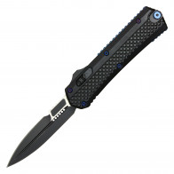 8.75" Blue Accents "Mark 40" OTF Atomic Knife