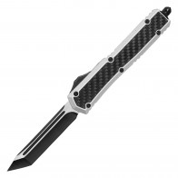 8.5" Atomic USA Auto OTF w/ Carbon Fiber Inlay Handle