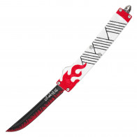 8.25" Anime Inspired Rengoku Nichirin Blade Katana OTF Knife