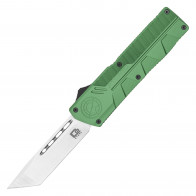 7.75" UltraLite Atomic USA Emerald Green OTF Auto D2 Steel Tanto Blade w/ Kydex Gift Box