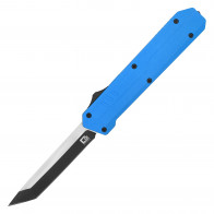 8.5" UltraLite Atomic USA Series 2 Sapphire Blue OTF Auto D2 Steel Tanto Blade w/ Kydex Gift Box