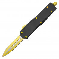Atomic Titanium Gold Dual Action OTF Knife
