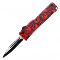 5.25" Red Skull Micro OTF Knife