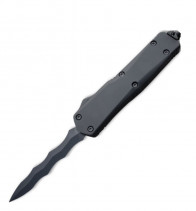Atomic Select Black Kriss Double Edge Dual Action OTF Knife. 