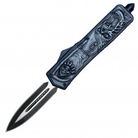 Atomic Select Black Reaper Double Edge Dual Action OTF Knife. 