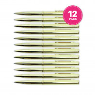 5.5" Gold Hidden Blade Pen (12-Pack)