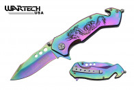 8" Spring Assisted Rescue Knife 