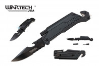 8.5" Spring Assisted Pocket Knife w/ Multi-Tools