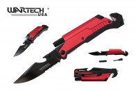 8.5" Spring Assisted Pocket Knife w/ Multi-Tools